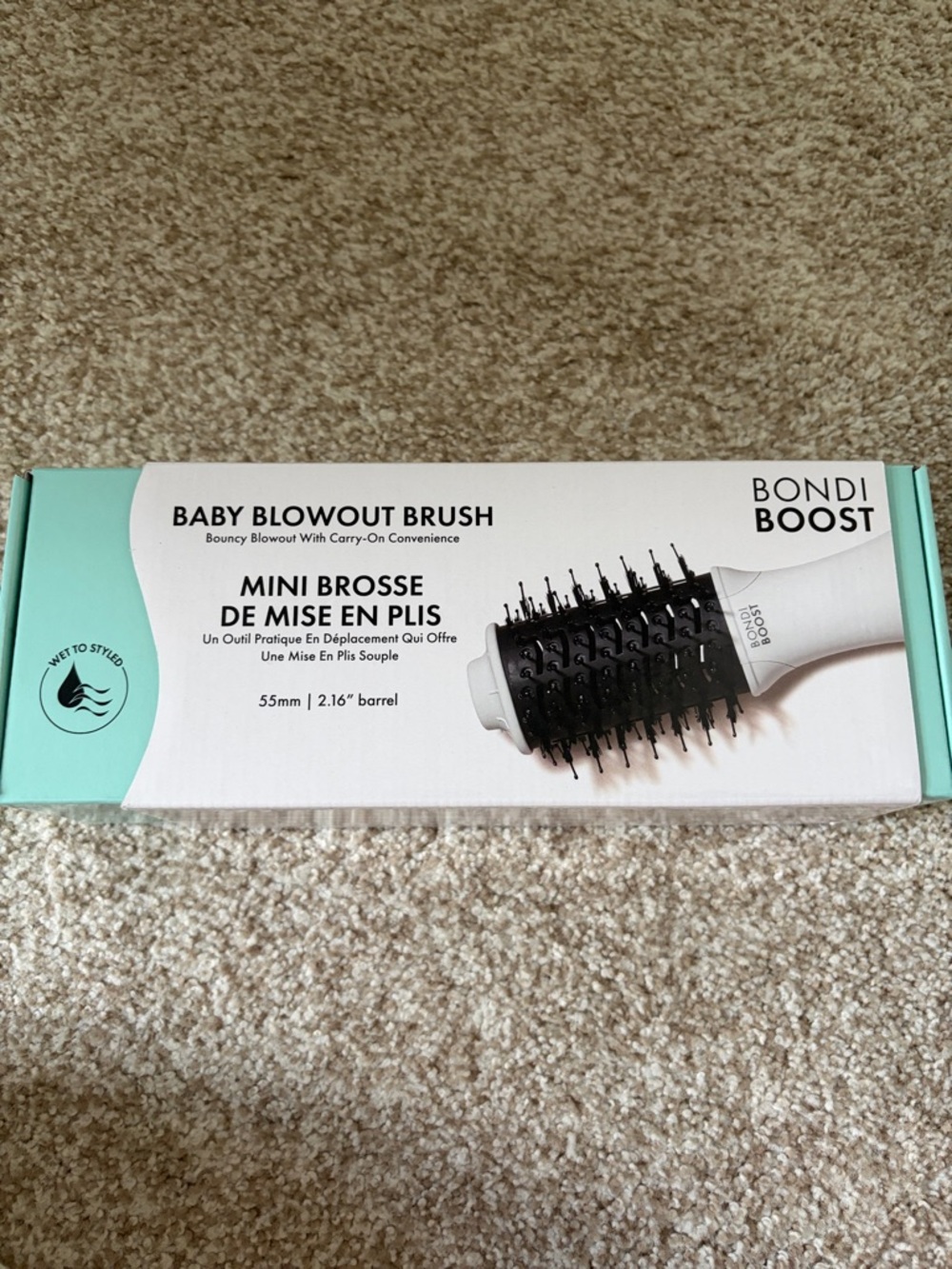 Baby Blowout Brush - White & Black